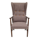 1960s, Swedish design, high-back armchair, furniture wool.