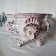 Antique 18th century Marseille earthenware planter by Veuve Perr