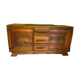 Art deco line-up in 1940s solid oak