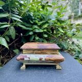 Onyx catchall box from the 1960s, vintage Italy.