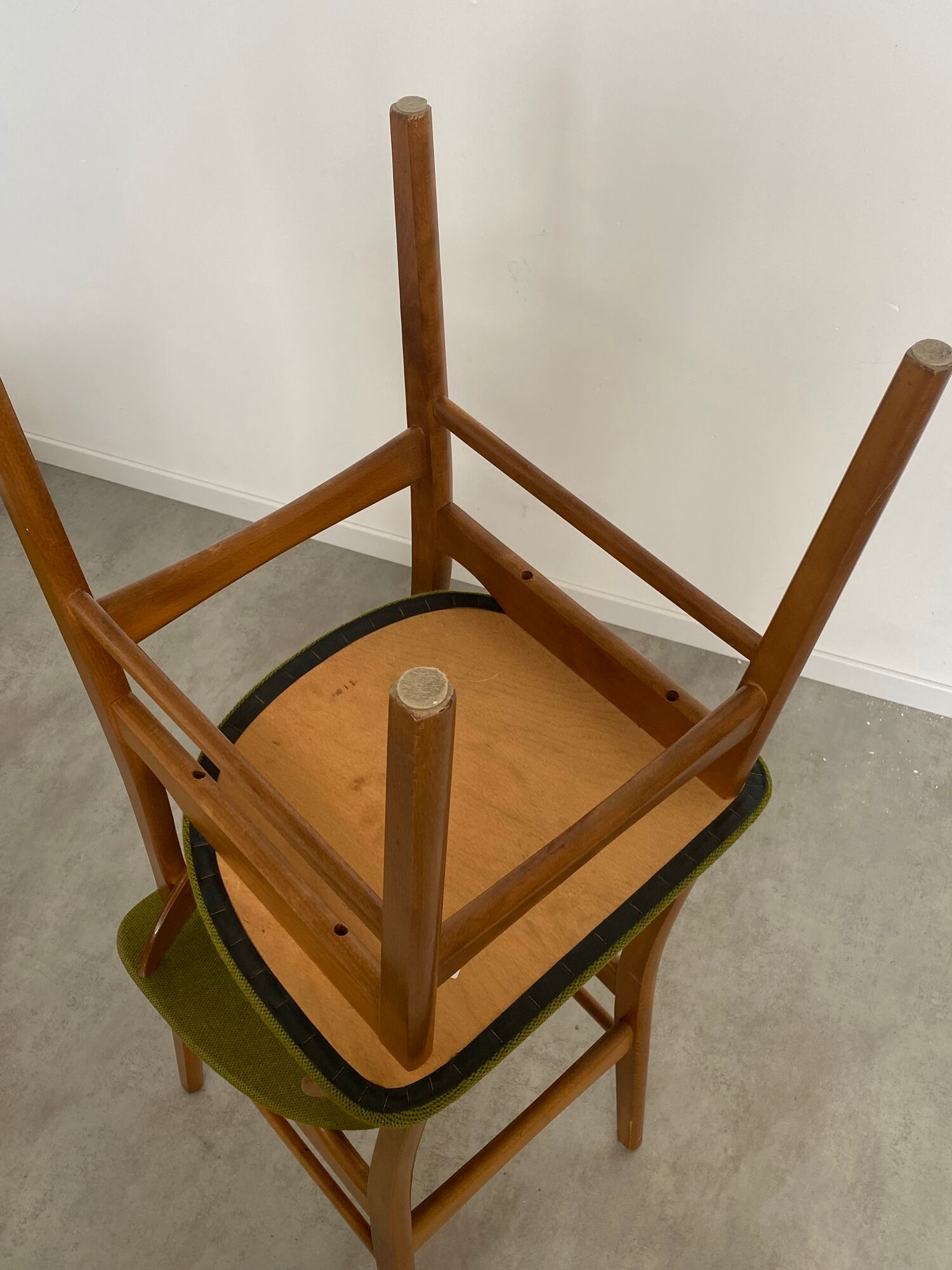 4 old vintage Scandinavian design chairs