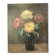 Old Painting Oil on Canvas Late 19th Century – Still Life with Chrysanthemums