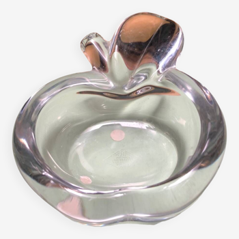 Empty crystal apple apple