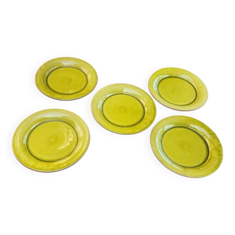 Lot de 5 assiettes : Jars