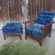 Morris "Potacol" armchair and footrest