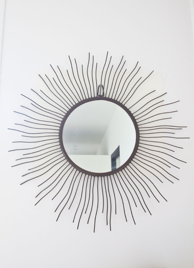 Metal sun mirror 70cm