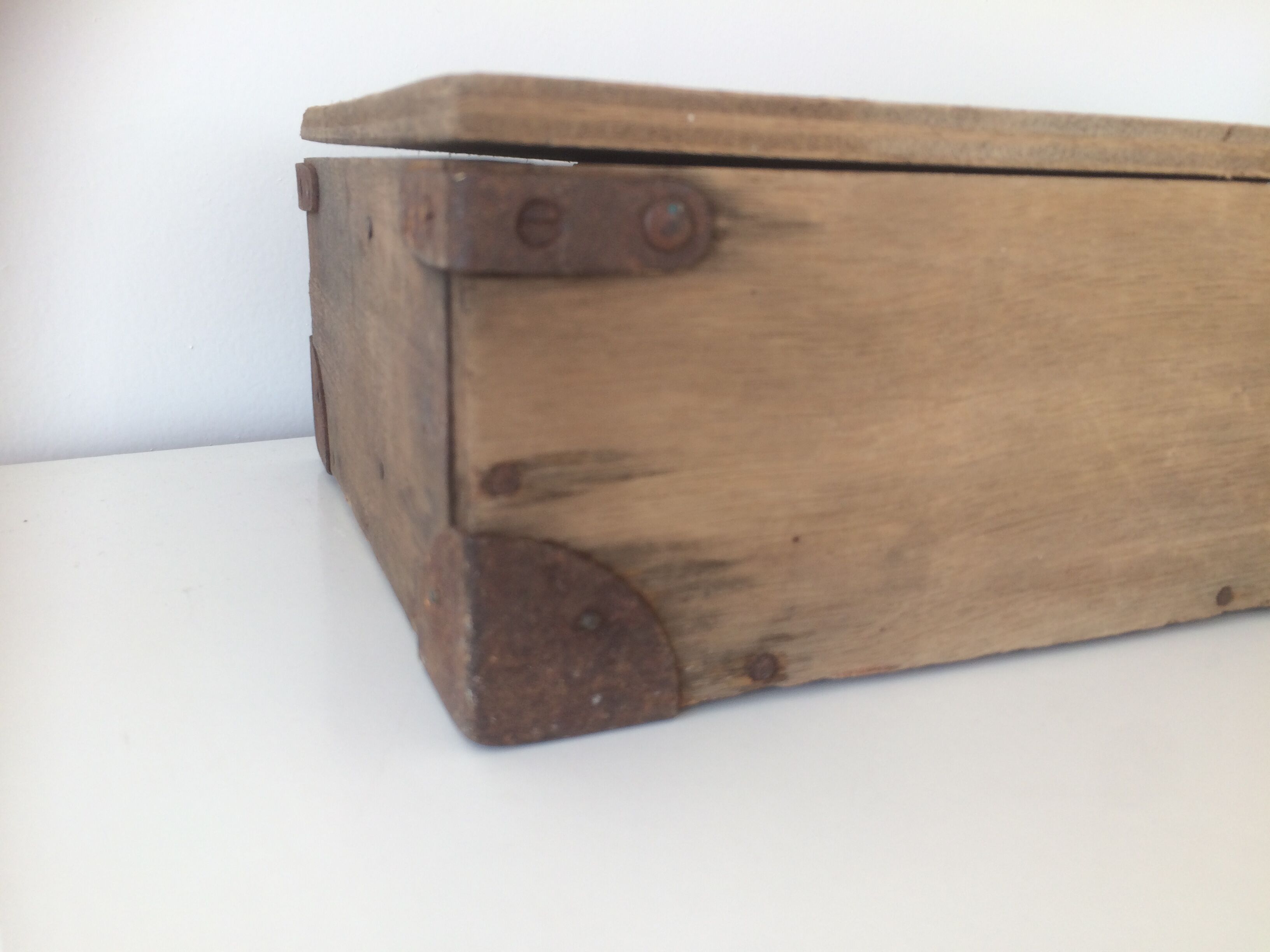 Old wooden box