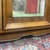 Art Deco 3-door walnut wardrobe - 1930s