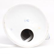 Vintage porcelain lamp base with kingfishers by Wagner & Apel