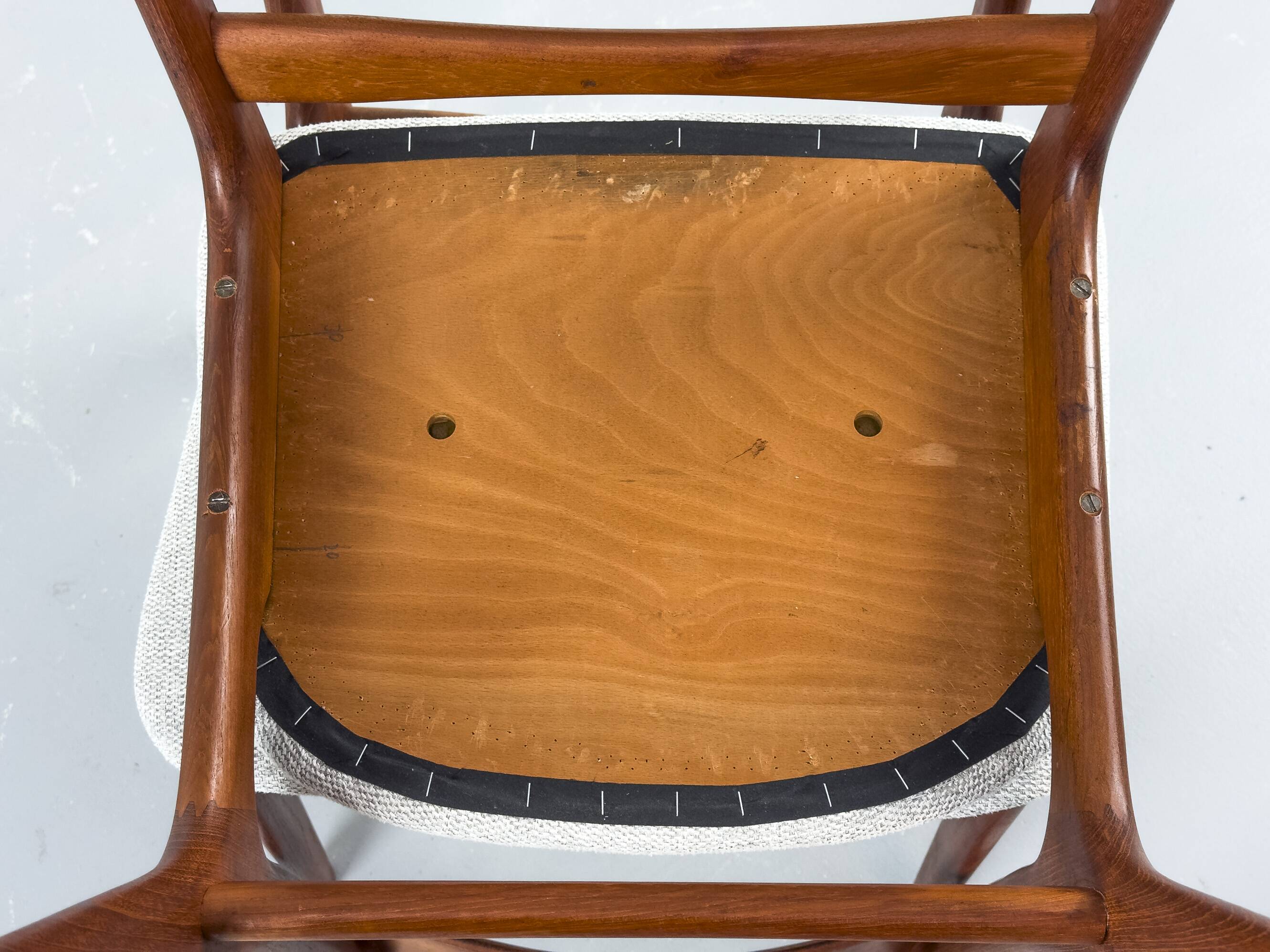 Chaises de salle à manger en teck danois par Schionning & Elgaard, années 1960, ensemble de 4