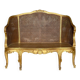 Louis XV Style Gilded Wood Bench
