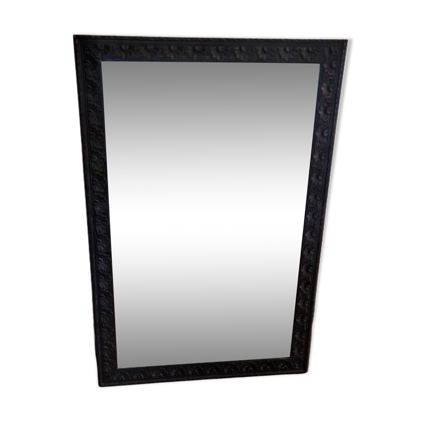 Old carved wood mirror