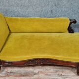 Meridian bench or recamier Napoleon III era mahogany