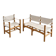 Chair and bench by Børge Mogensen for Fredericia
