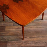 Mid-Century Czechoslovak Walnut Coffee Table, 1960s