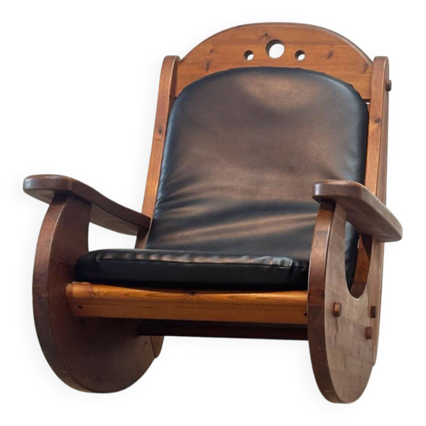 Chaise berçante allemande par Wasa Möbel
