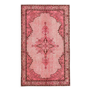 Tapis vintage en laine surteinte sculpté à la main 172 cm x 290 cm