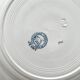 3 flat ironstone plates “Jenny” Saint Amand