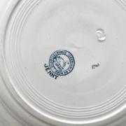 3 flat ironstone plates “Jenny” Saint Amand