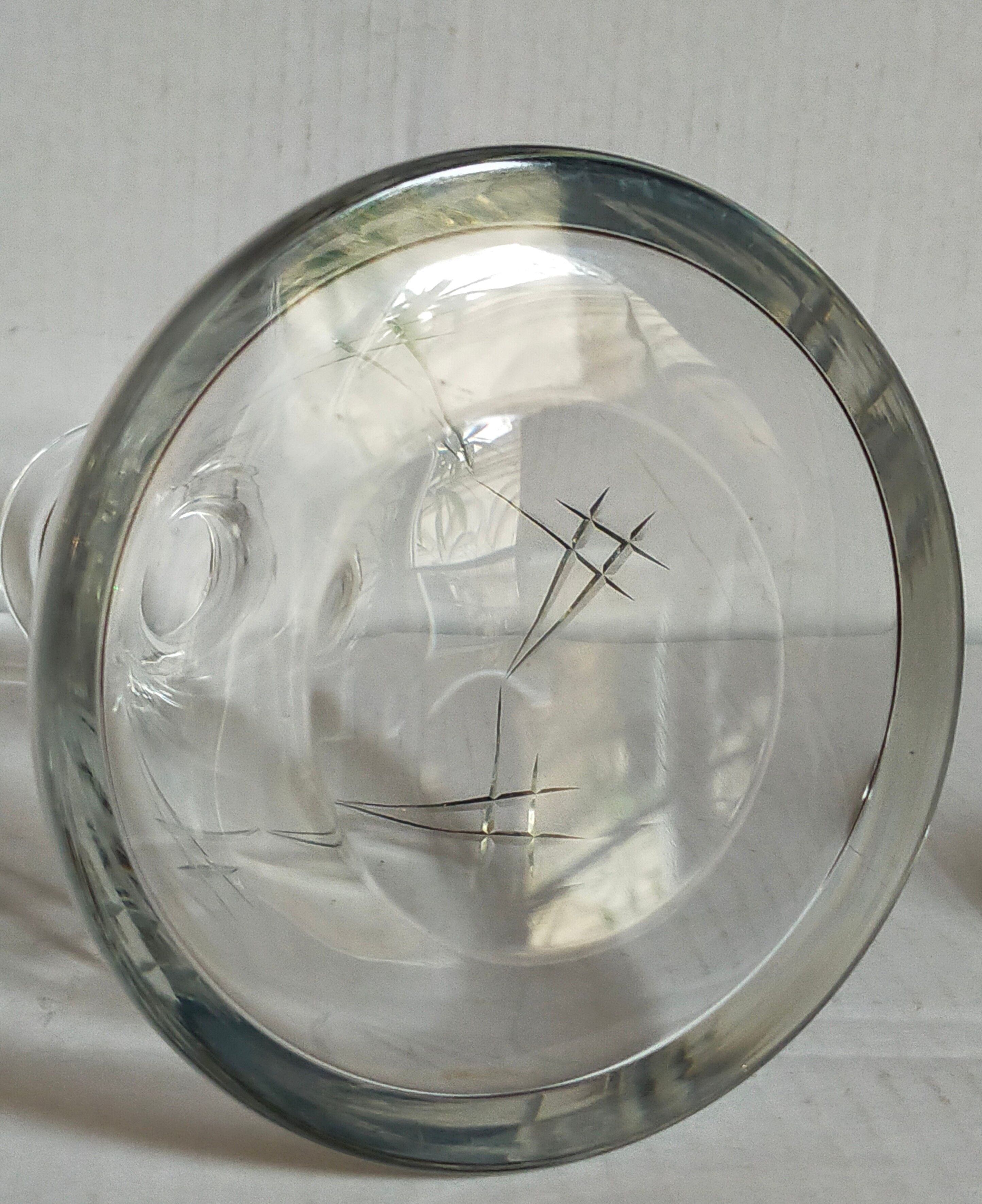 Art-Deco crystal decanter early twentieth century