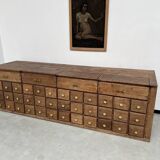 Old trade furniture with oak drawers XL format