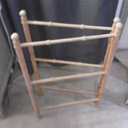 Porte serviette ancien en bois naturel - début XXeme