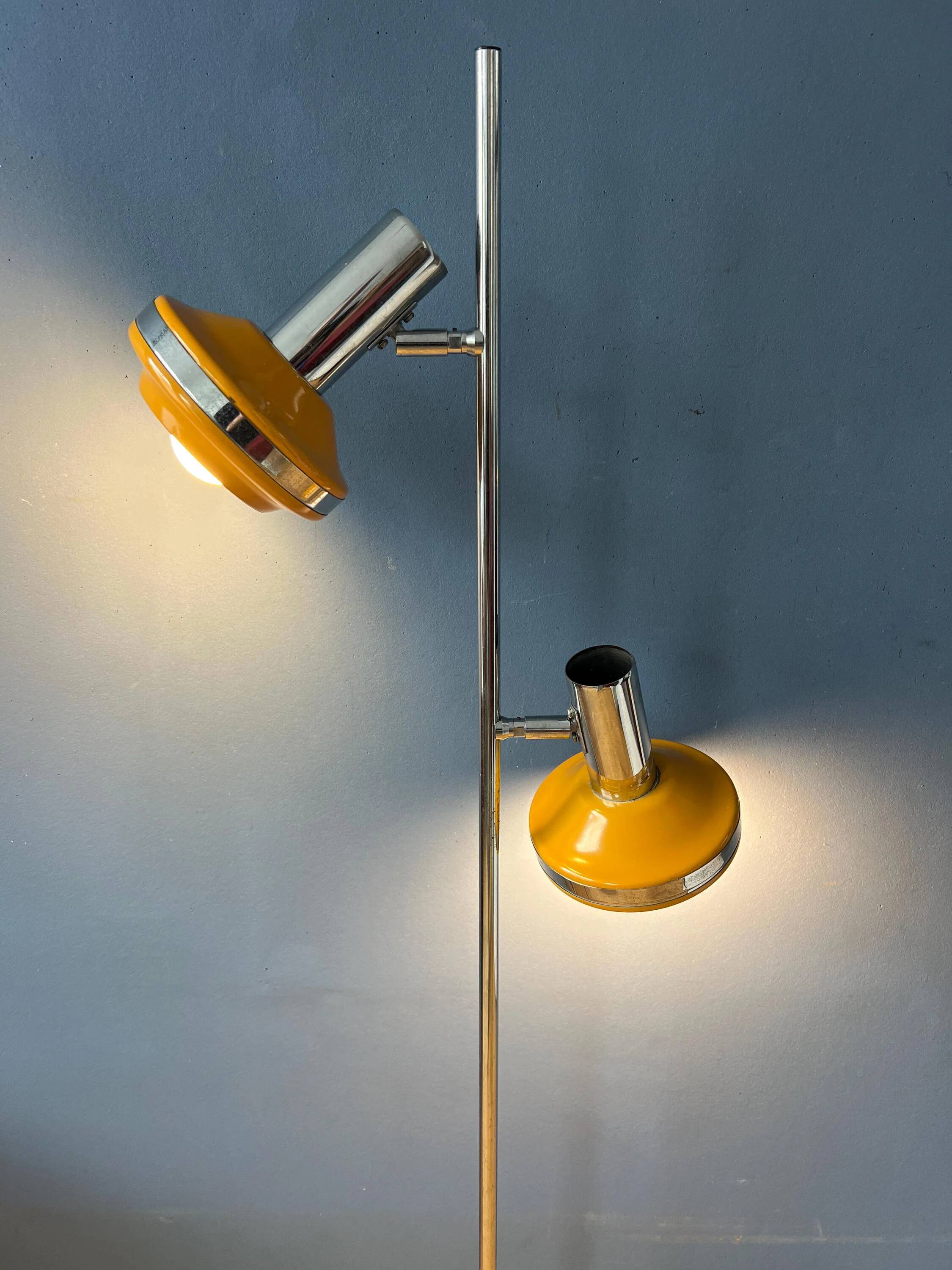 Space Age Mid-Century Floor Lamp Hustadt Leuchten