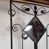 Wardrobe Coat rack art Deco wrought iron 1930