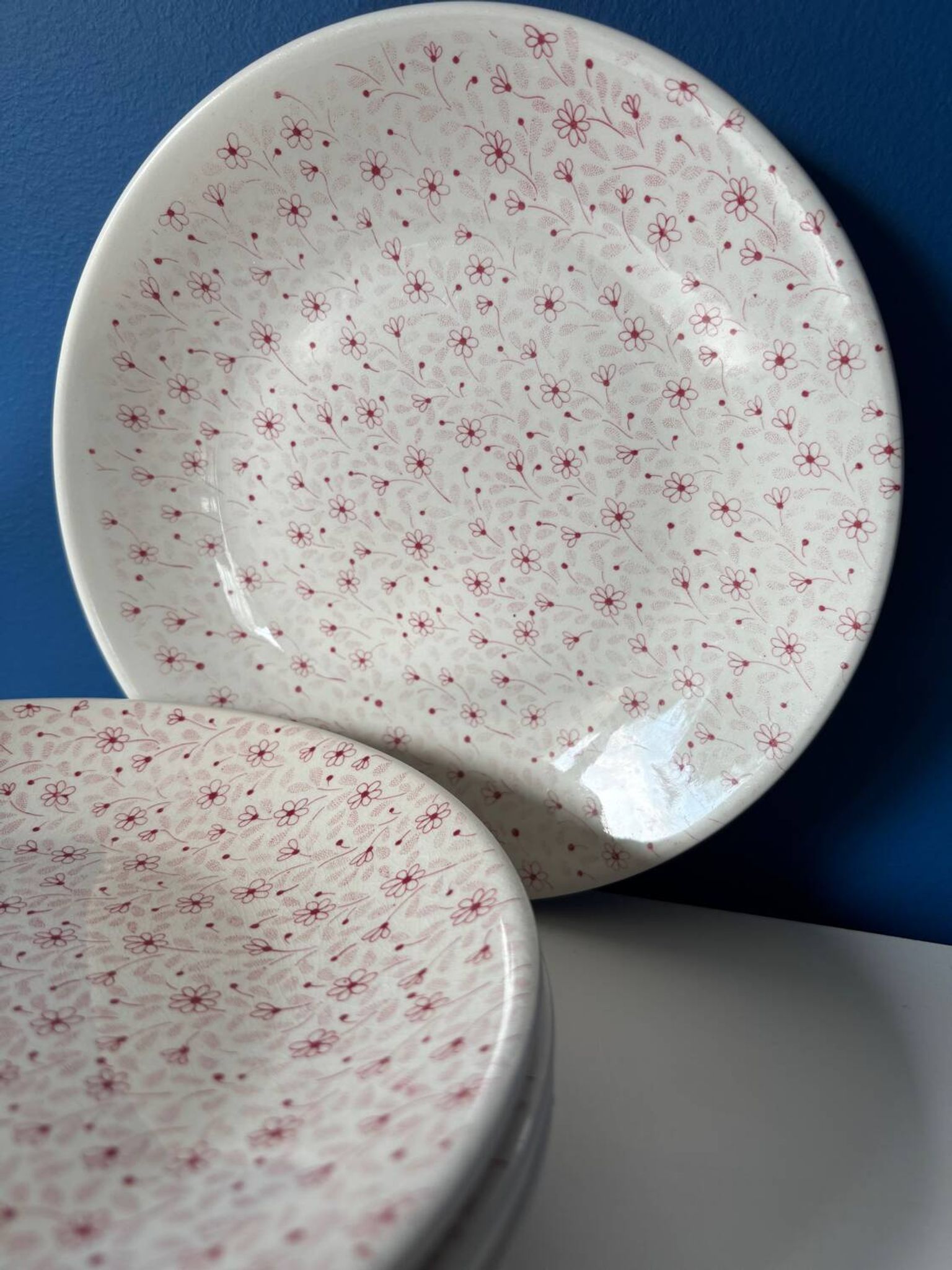 Vintage Sarreguemines dessert plates - Set of 4 antique plates