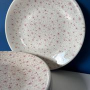 Vintage Sarreguemines dessert plates - Set of 4 antique plates