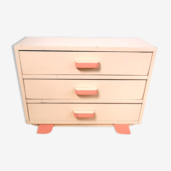 Miniature chest of drawers doll 1960