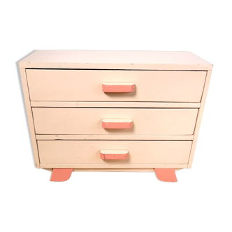 Miniature chest of drawers doll 1960