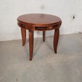 Table art deco en noyer de jules leleu