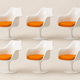 Eero Saarinen & Knoll set of 6 chairs