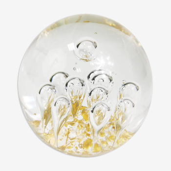 Boule de verre en cristal Joska Allemagne années 70