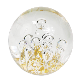 Boule de verre en cristal Joska Allemagne années 70