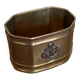 Antique Brass Napkin Ring + Vintage Marine Anchor #B668