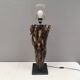 Designer table lamp/floor lamp, made from driftwood.