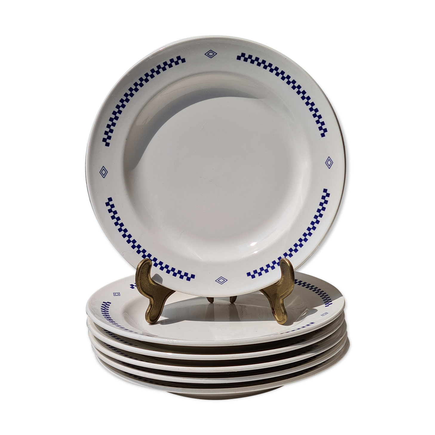 Lustucru 6 flat plates