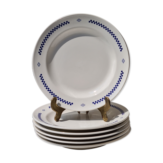 Lustucru 6 flat plates