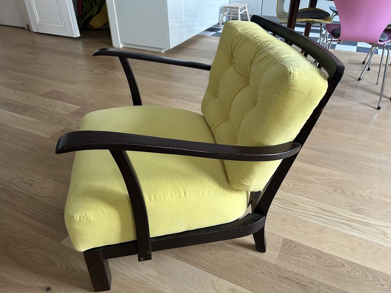Midcentury armchair pair