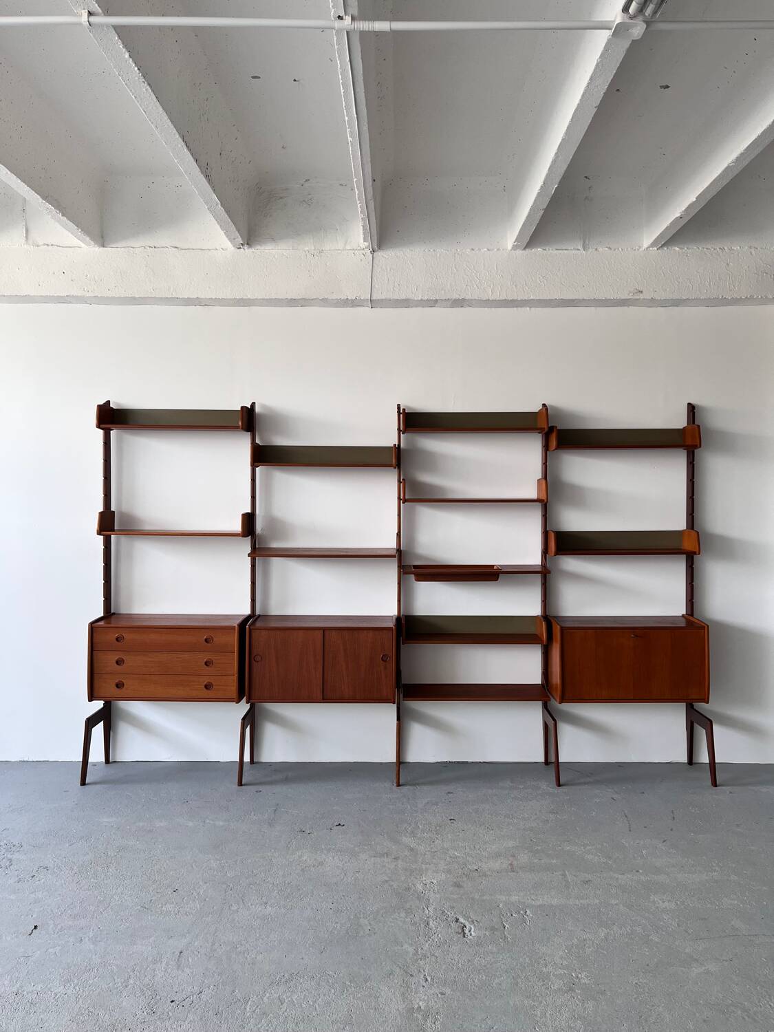 Scandinavian Mid Century Teak Bookcase, Norway 1960’s