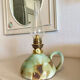 Glazed stoneware oil lamp from the 1960s.