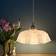 Vintage pink opaline pendant light