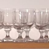 Villeroy & boch glass service model with square foot mercury in crystal