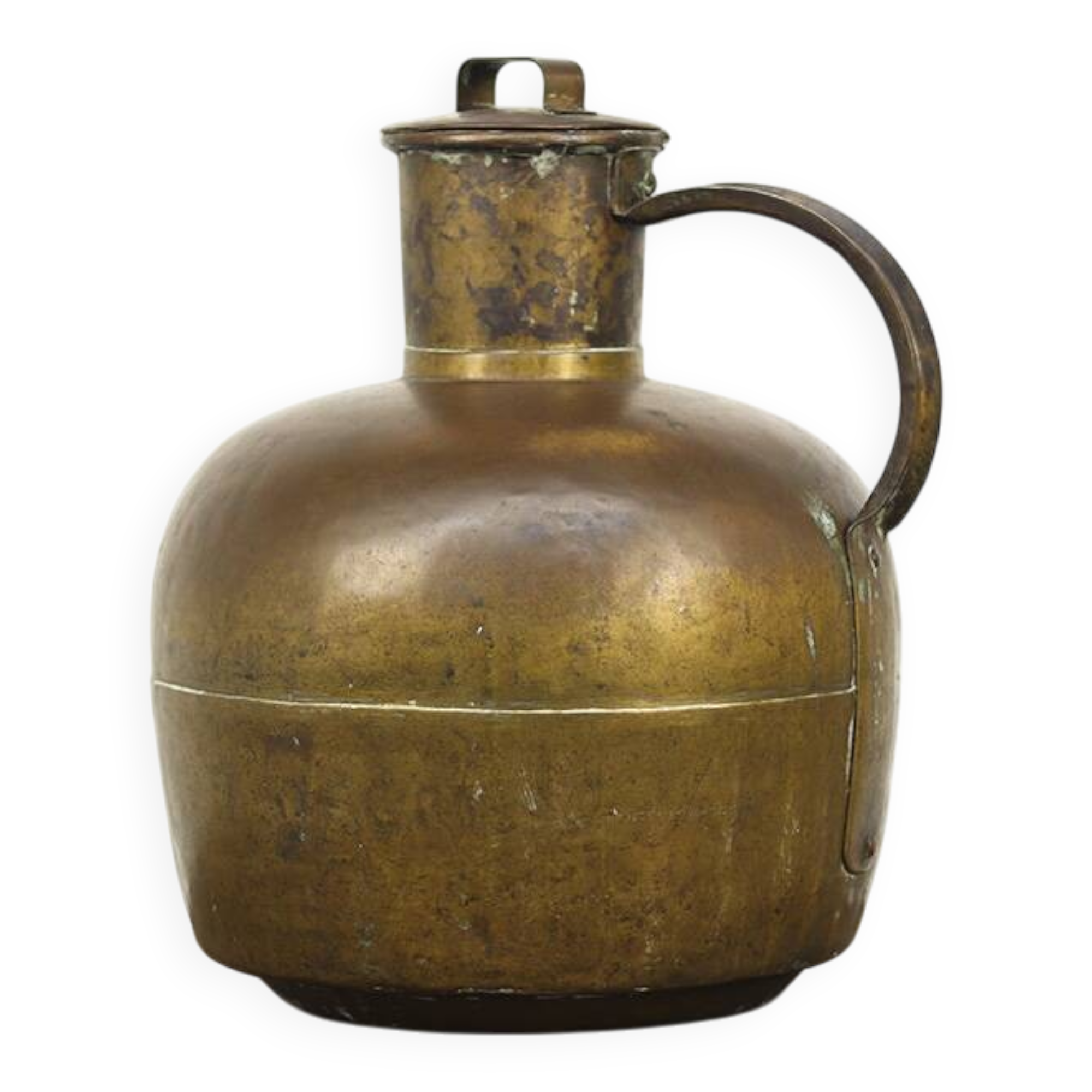 Early 19th century Antique copper milk can