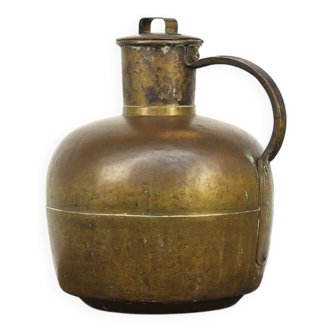 Early 19th century Antique copper milk can