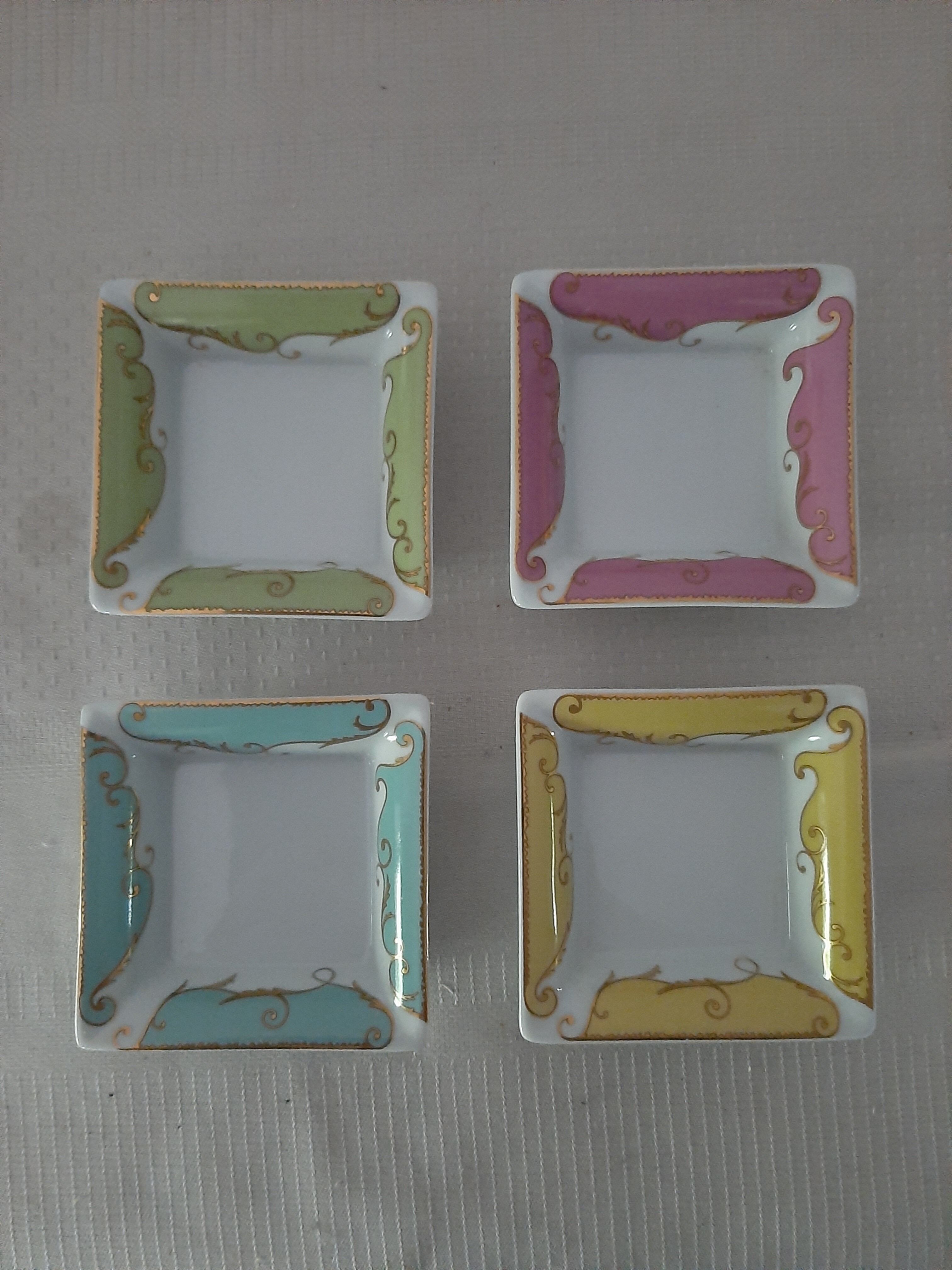 Porcelain ashtrays Madly Christian Lacroix