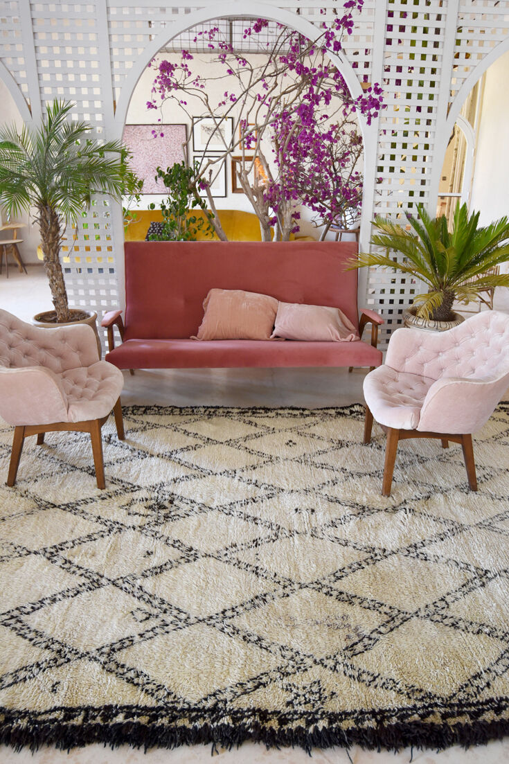 Beni ourain carpet 205x245cm