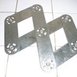 Expandable stainless steel trivet from the 50s and 60s